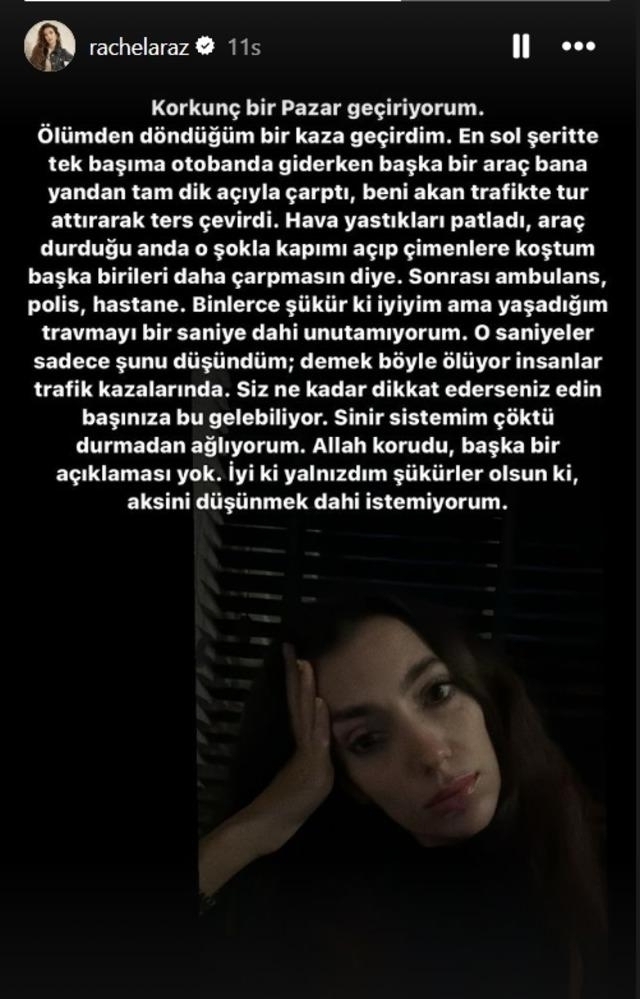 Rachel Araz Trafik Kazası Geçirdi Ve Ölümden Döndü!