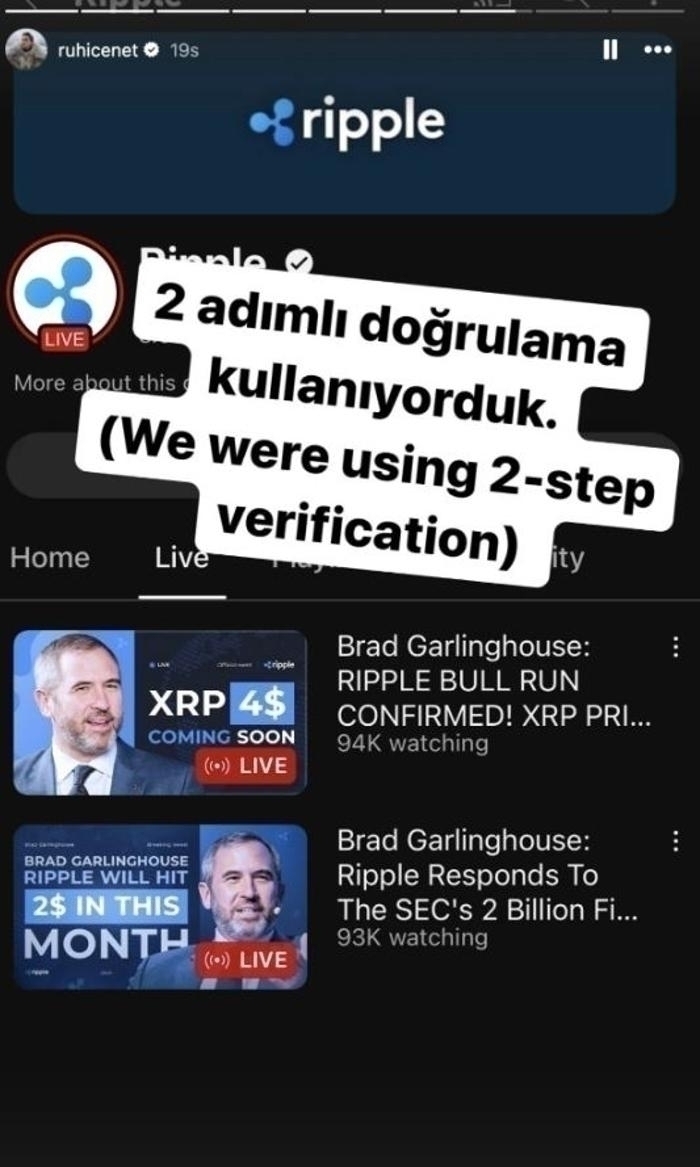 Ruhi Çenet: Youtube Hesabım Hackerlar Tarafından Çalındı
