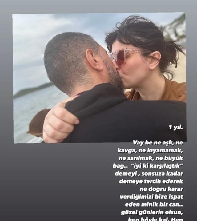 Gonca Vuslateri Eşiyle Aşk Dolu Pozunu Paylaştı