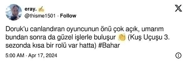 Doruk'un Serenatı Sosyal Medyayı Salladı