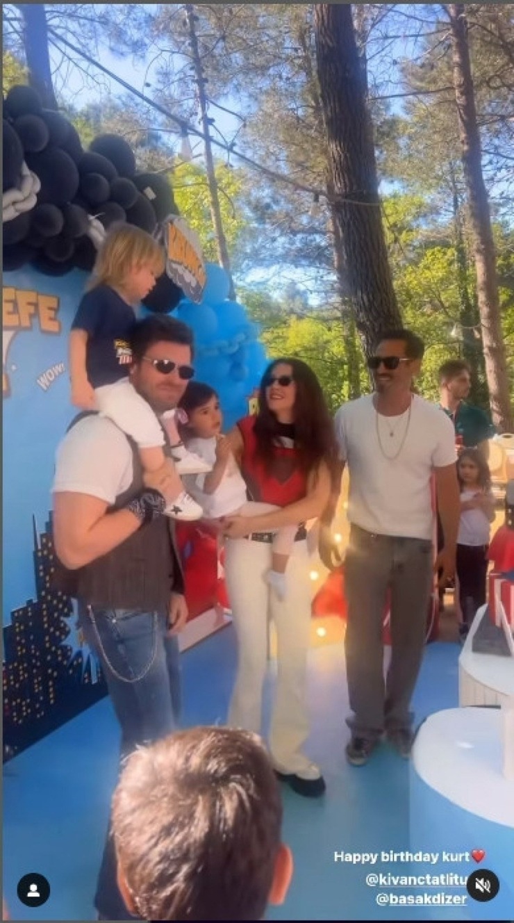 Kıvanç Tatlıtuğ Ve Kenan İmirzalıoğlu Kurt Efe'nin Doğum Gününde Buluştu