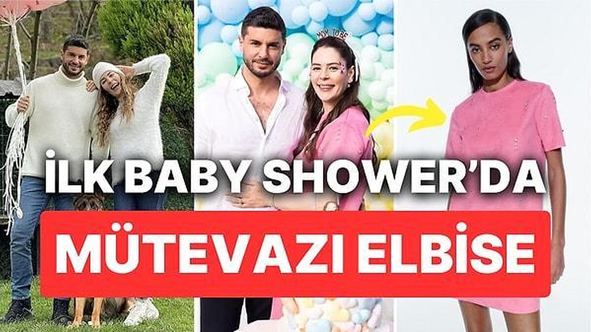 Yıldız Çağrı Atiksoy'un Mütevazı Elbise Tercihi Baby Shower'da Takdir Topladı