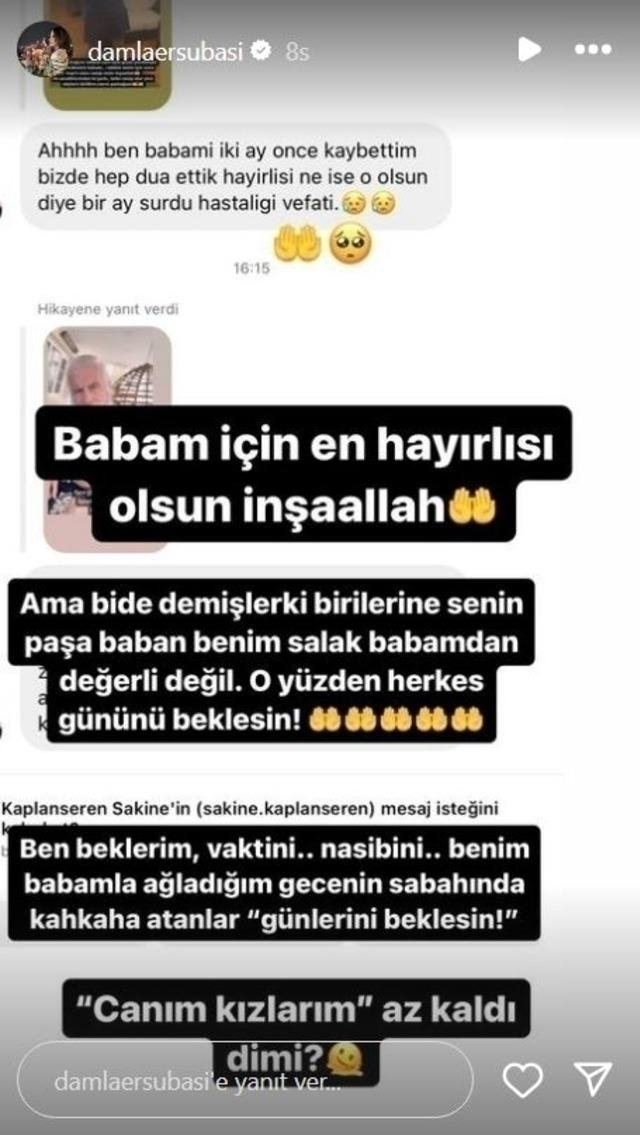 Damla Ersubaşı'nın Babasının Ölümüne İlişkin Şok Edici Açıklamalar!