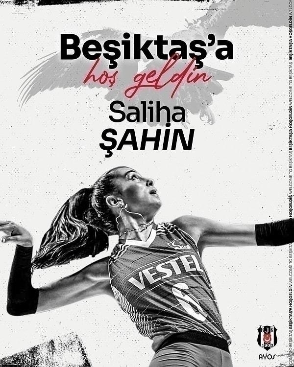 Milli Voleybolcu Saliha Şahin Beşiktaş'a Transfer Oldu