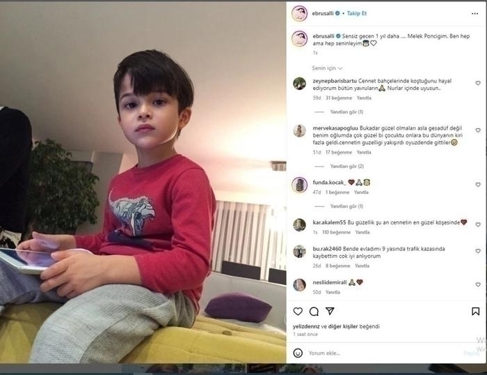 Ebru Şallı Oğlu Pars Tan'ı Öyle Sözlerle Andı Ki