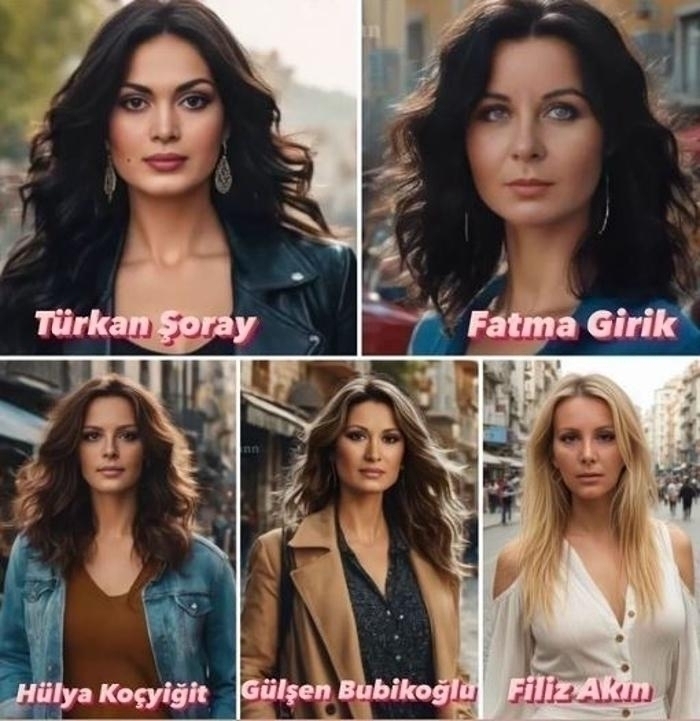 Yeşilçam Yıldızlarının Gençlik Halleri Yapay Zeka İle Ortaya Çıktı