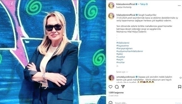 Hilal Özdemir, Muhtar Seçildi Ve Açıklama Yaptı