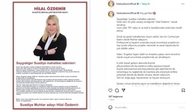 Hilal Özdemir, Muhtar Seçildi Ve Açıklama Yaptı