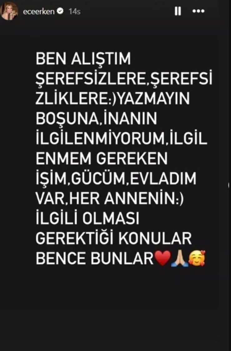 Ece Erken'in Sert Tepkisi Sosyal Medyayı Salladı