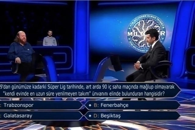 'Kim Milyoner Olmak İster?'De 100 Bin Tl'lik Futbol Sorusu Olay Yarattı!