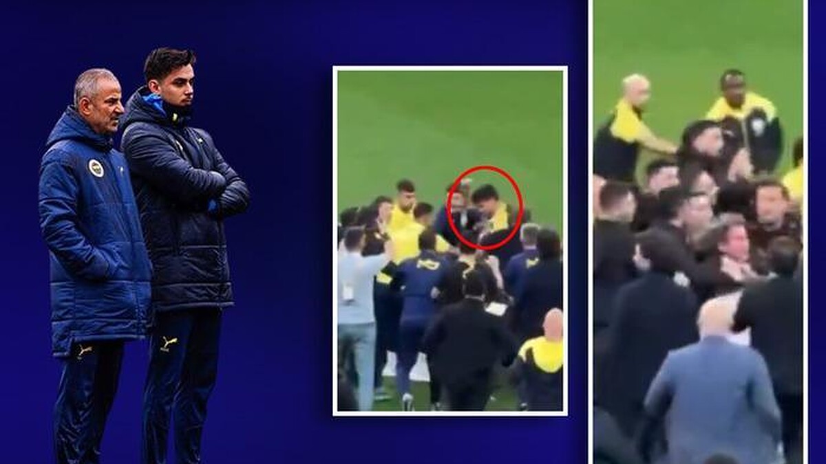 Fenerbahçe Sahada Kutlama Yaptı, Gerginlikte Stat Müdürü Darp Edildi