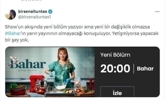 Bahar Dizisi Yayınlanmayabilir İddiasıyla Gündemde