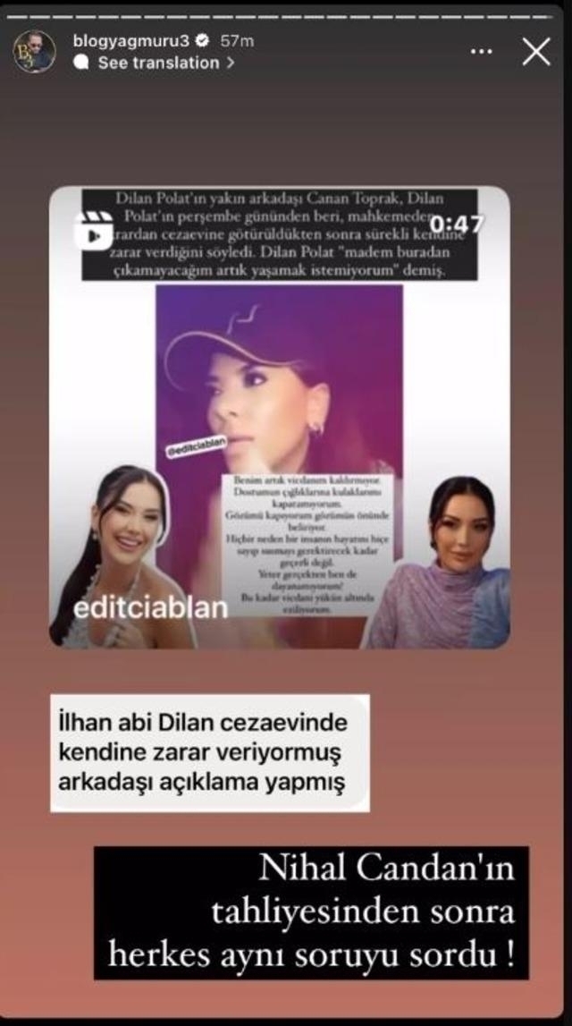 Dilan Polat'ın Durumu Endişe Verici: Kendine Zarar Vermeye Çalışıyor