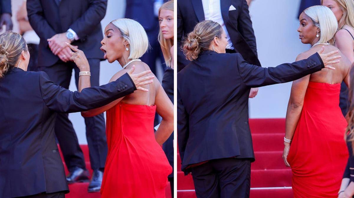 Kelly Rowland, Cannes'ta Güvenlik Görevlisiyle Tartıştı