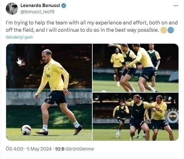 Bonucci'den Takıma Destek Ve Doğum Günü Kutlaması