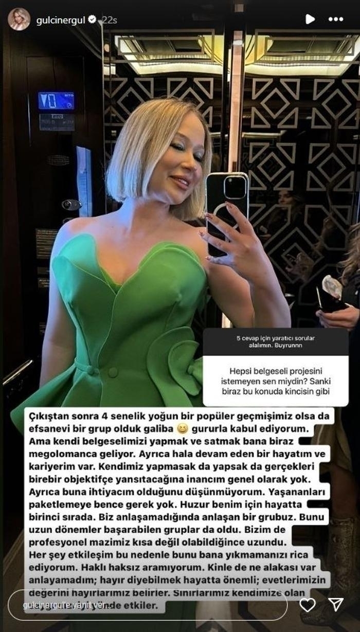 Grup Hepsi Belgesel Projesinde Anlaşamadı