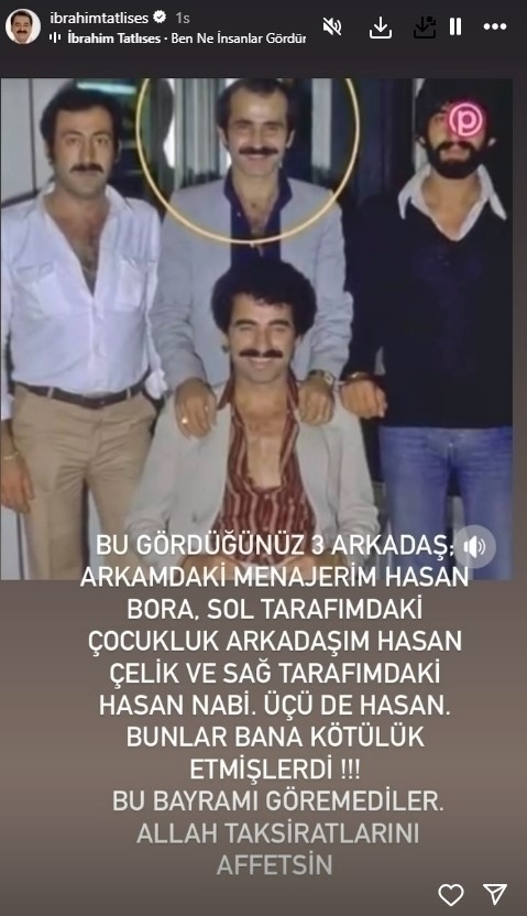 İbrahim Tatlıses, Kötülük Yapan 3 Arkadaşını Afişe Etti