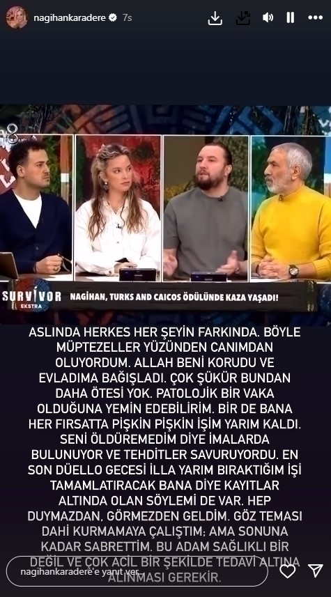 Nagihan Karadere, Yunus Emre'nin Darbettiği Anları Anlattı