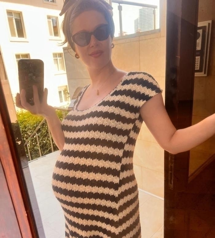 Burcu Biricik, Anne Olma Heyecanını Son Halini Paylaşarak Gösterdi