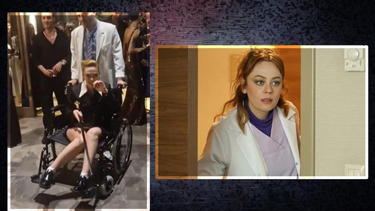 Demet Evgar, Elle Style Awards Gecesinde Bastonla Ve Tekerlekli Sandalyeyle