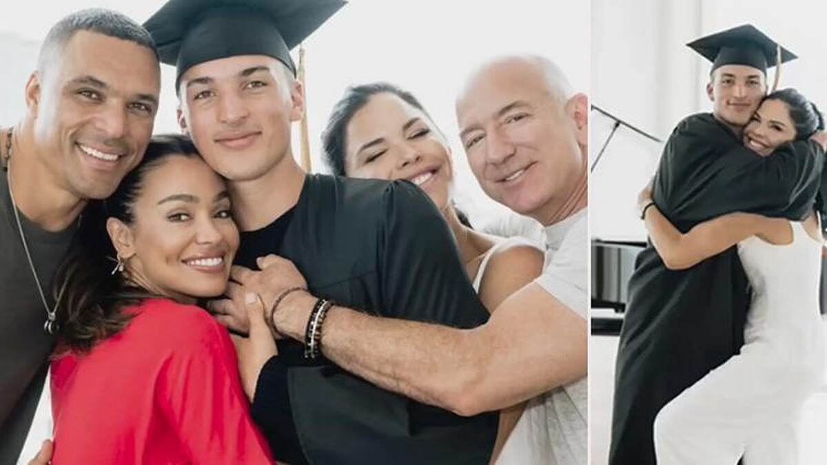 Nişanlısının Oğlunun Mezuniyet Törenine Katılan Jeff Bezos