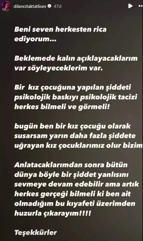 Dilan Çıtak Tatlıses: Bir Kız Çocuğuna Yapılan Şiddeti Herkes Görmeli
