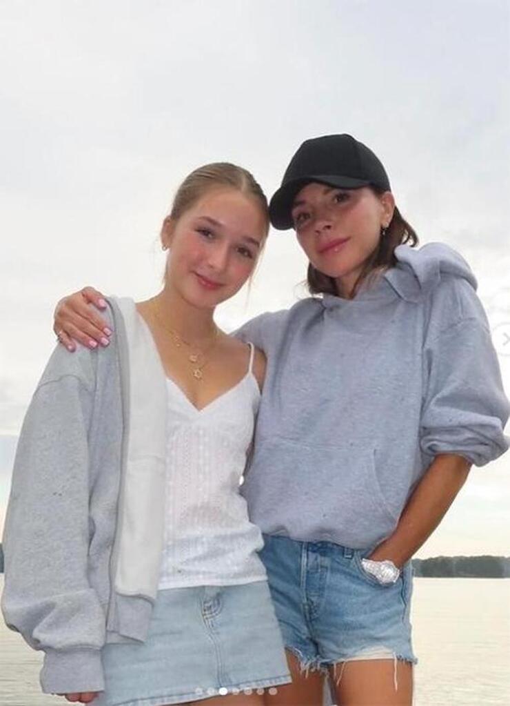 Beckham Ailesi'nde Duygusal Anlar: En Küçük Kızları Harper Boyunu Geçti