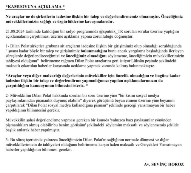 Polat Çifti'nin Araç İadesi Talebi Asılsız, Avukatı Jet Açıklama Yaptı!