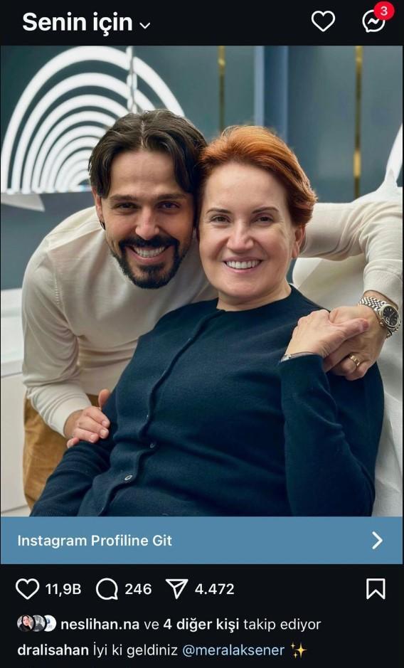 Meral Akşener, Estetik Doktoru ile Sosyal Medyada Reklam Yüzü Oldu!