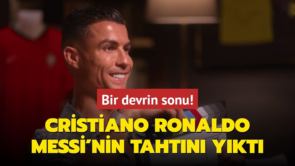Cristiano Ronaldo, YouTube'da 1 milyon aboneyle Messi'yi geride bıraktı ve dünya rekoru kırdı!