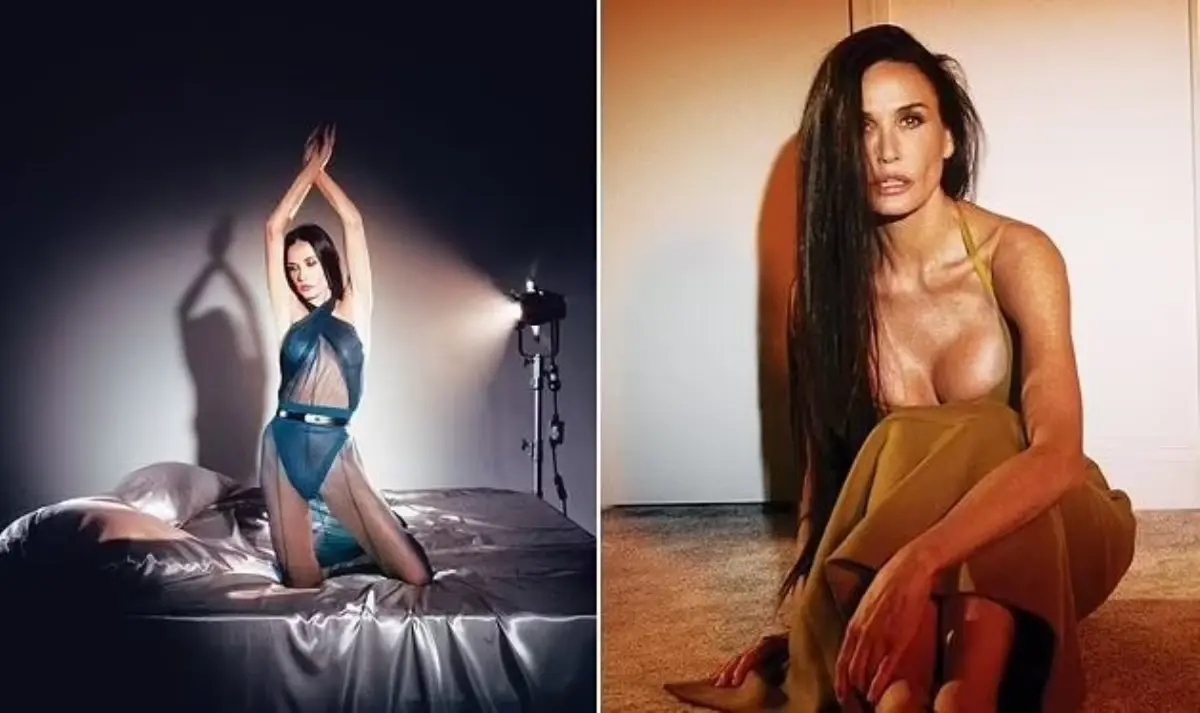 Demi Moore, Interview dergisinde cesur pozlarla yaşlanma ve kadın bedeni baskılarına dikkat çekti