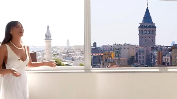 Didem Kınalı, Galata Kulesi manzaralı yeni evinde üç ayı geride bıraktı!