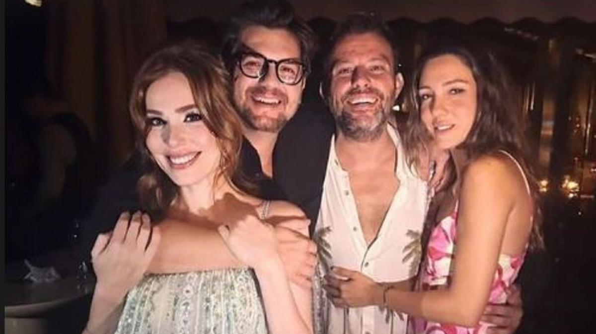 Elçin Sangu ve Salih Bademci, Kiralık Aşk sonrası bir doğum günü etkinliğinde buluştu