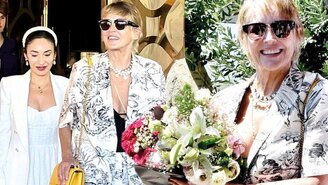 Sharon Stone İstanbul'da Bodrum'dan geldi, Ritz-Carlton'da sürprizlerle karşılandı
