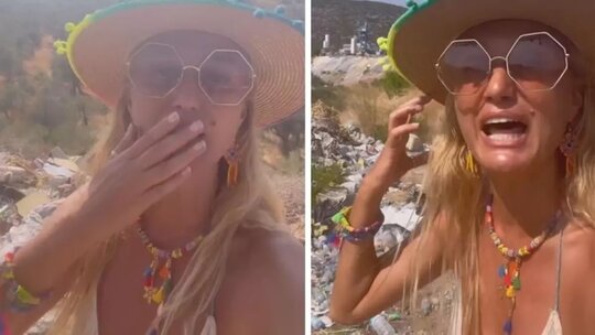 Tuğba Özay'dan Çevre Kirliliğine İsyan: Bodrum'dan İzmir'e Yolculuğunda Tepki Gösterdi