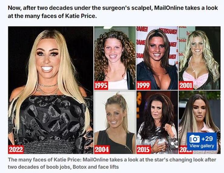 Estetik Bağımlılığıyla Gündeme Gelen Katie Price’a Ölüm Riski Uyarısı Geldi