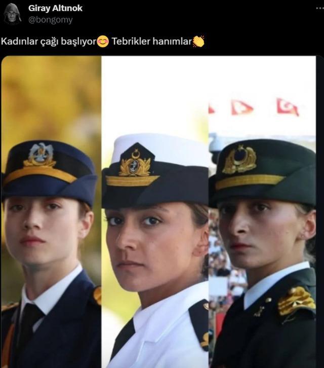 Kara, Hava ve Deniz Harp Okulu Birincileri Törenle Diplomatlarını Aldı, Sosyal Medyada Gündem Oldu