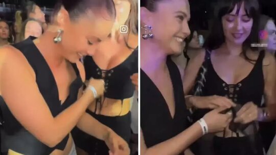 Genç Kız Konserde Sütyenini Sanatçıya Fırlattı, Görüntüler Sosyal Medyada Tartışma Yarattı