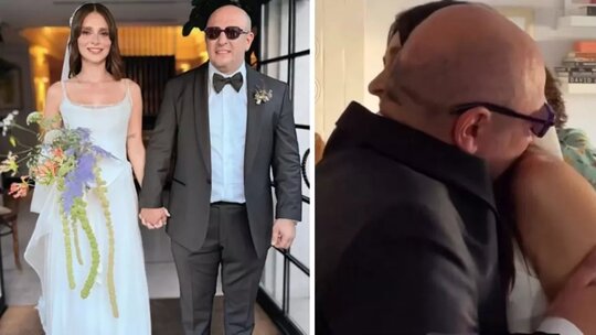 Meriç Aral ve Serkan Keskin, 6 yıllık ilişkiyi sade bir nikah töreniyle taçlandırdı