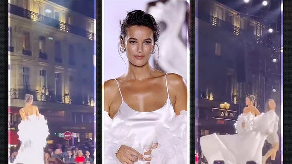 Pınar Deniz, evliliğin ardından işine geri döndü! Defiledeki performansı dikkat çekti