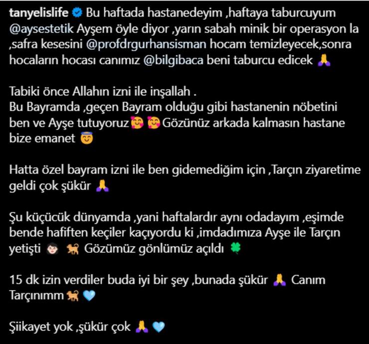 Tanyeli’nin Kanser Mücadelesi: Hastane Odasından Zorlu Sürecini Paylaştı!