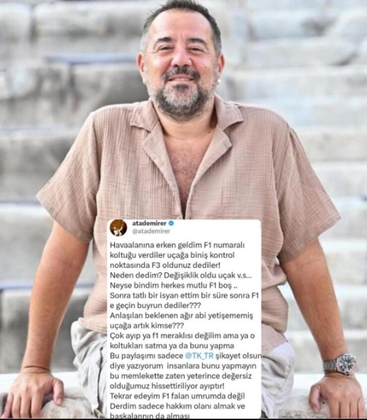 Ata Demirer Uçakta Koltuk Değişikliğiyle İsyan Etti: "Hakkım Olanı İstiyorum"
