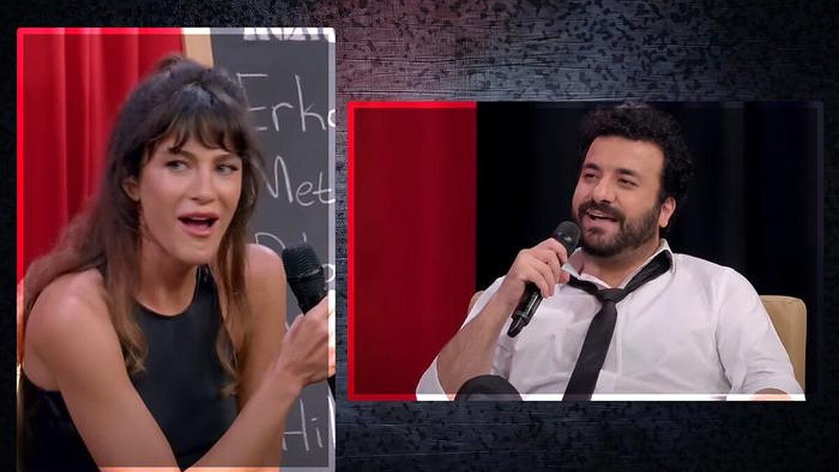 Berrak Tüzünataç Konuşanlar'da Nejat İşler göndermesiyle dikkat çekti! Hasan Can Kaya'nın soruları gündem oldu!