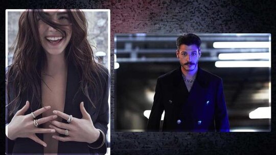 Cannes dönüşü aşk dolu anlar; Hafsanur Sancaktutan ve Kubilay Aka havalimanında objektiflere yakalandı