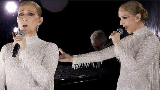 Celine Dion'un Eiffel Kulesi'ndeki mini konseri skandal iddialarıyla gündem oldu!