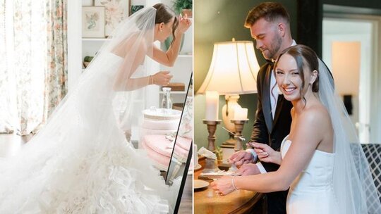 Eminem'in Kızı Hailie Jade, Düğününde Hamileliğini Gizlemişti!