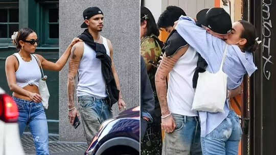 Romeo Beckham New York'ta Yeni Sevgilisiyle Romantik Anlar Yaşadı