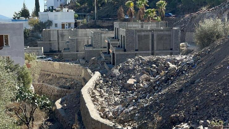 Bodrum'da 8 Villa İçin 40 Ağaç Kesildi, Suavi'nin Projesi İmar İncelemesine Tabi Tutuluyor