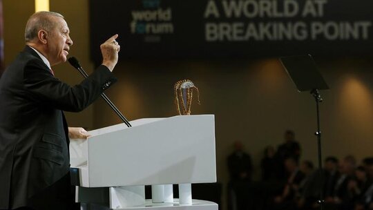 Erdoğan TRT World Forum’da BM reformunu savundu, protestoya sert yanıt verdi