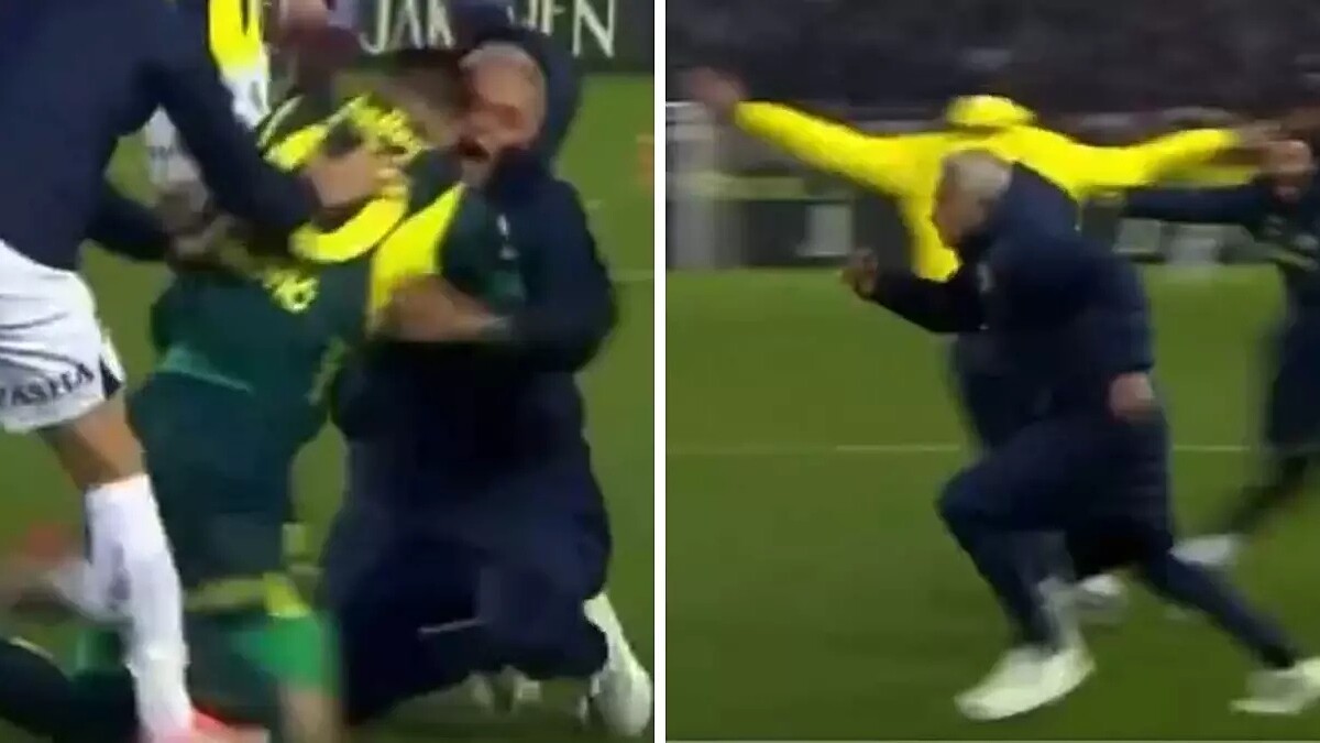 Mourinho, Fenerbahçe'nin Trabzonspor'u son dakika golüyle yenmesini coşkuyla kutladı